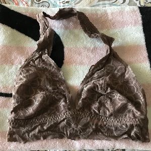 Victoria’s Secret Pink Tropical Lace Halter Bra